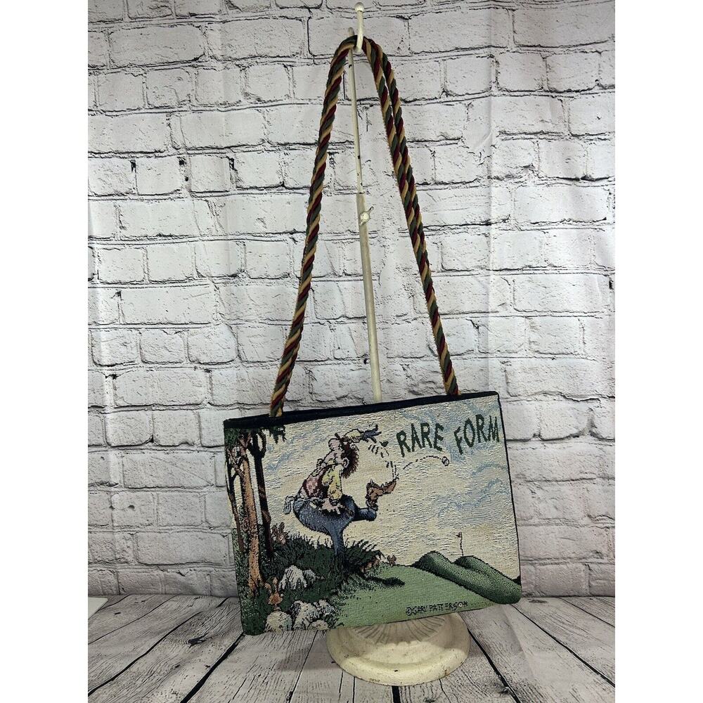 Gary Patterson ‘Rare Form’ Golf Tapestry Tote Bag Purse Blue